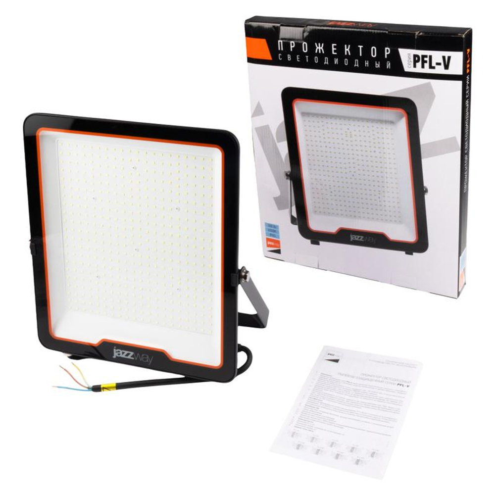 Прожектор светодиодный PFL-V 300Вт 6500К IP65 ДО Pro JazzWay 5045019