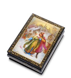 Народные промыслы ШК-11/ 2-A Шкатулка в технике декупаж (8х10х4)