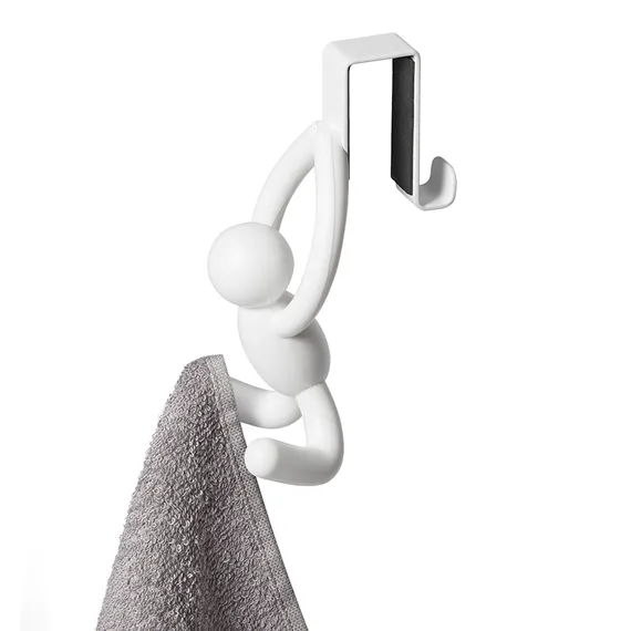 Набор надверных крючков buddy, белый, 2 шт.