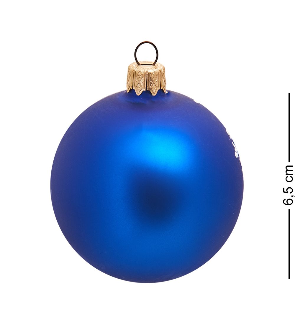 Элита НФШ-1354 Ел. украшение Шар «Барашек с ёлкой» 65 мм