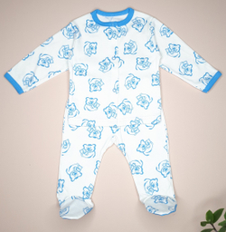 Комплект Мишка-Мама (голубой)