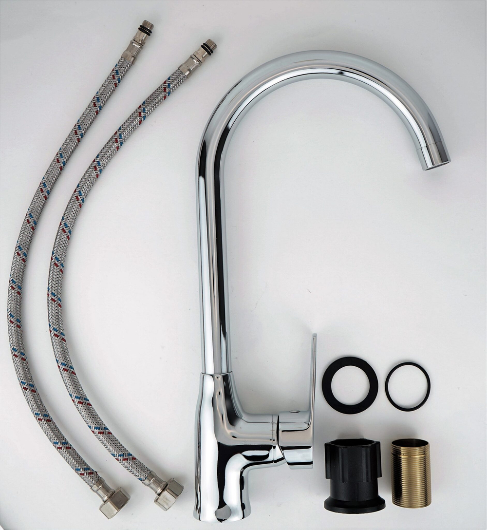 СМЕСИТЕЛЬ Д КУХНИ КЛЕВЕР NEBO NB 519 R-ИЗЛИВ