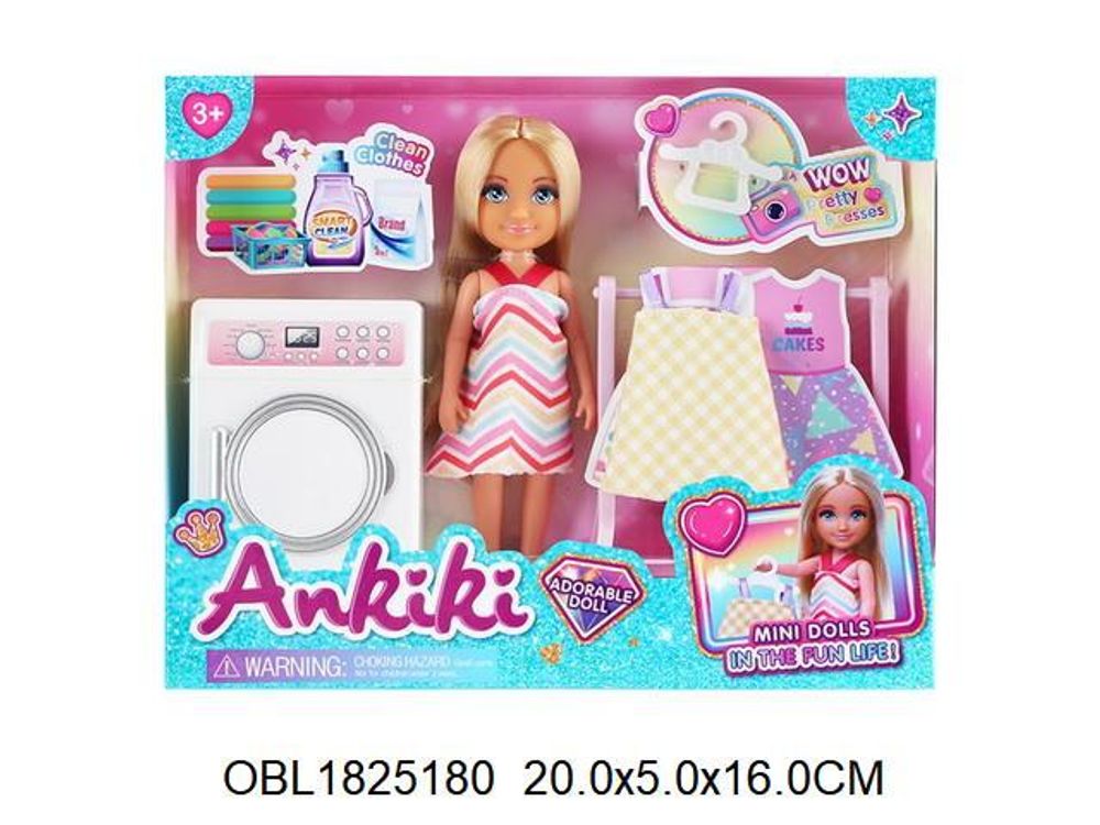 Кукла тип модница с аксесс. коробка 606103-4