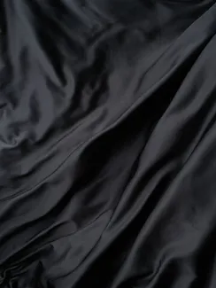 Шелк mulberry с эластаном, Китай, черный 170