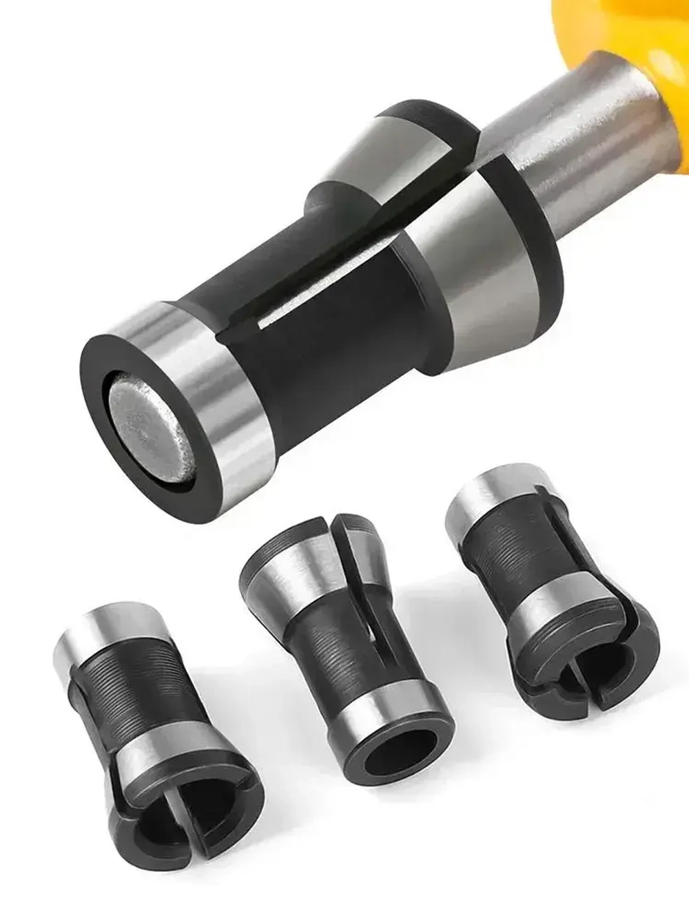 Цанга для фрезера 8 мм, 6,35 мм, 6 мм, 3 шт.