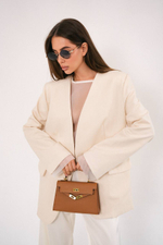 Двойка (жакет + прозрачный жилет)