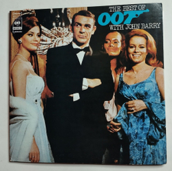 Винтажная виниловая пластинка LP John Barry The Best Of 007 With John Barry (Japan 1970) (Obi)