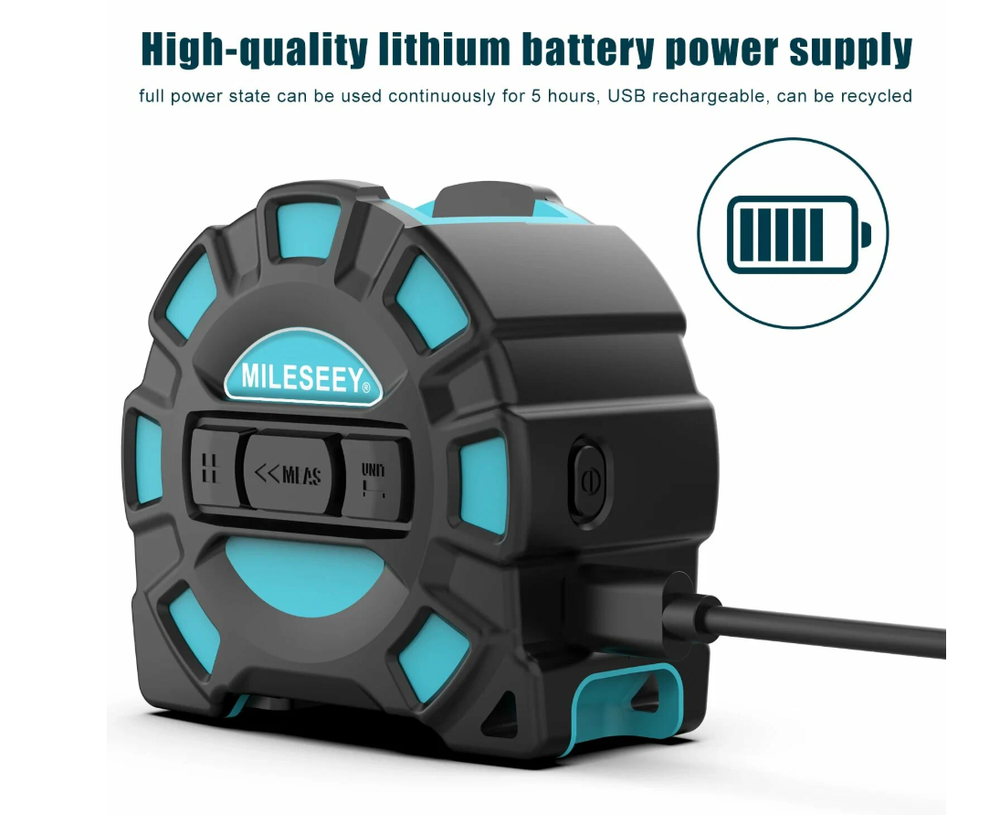 Mileseey DT11 лазерная рулетка 40м, черно/оранжевый