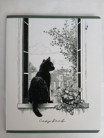 Тетради 48 листа А5+.  "Не просто коты...", общая, клетка. Формат А5+ (163*203 мм). Арт.120027. С полями. Комплект 5 шт.