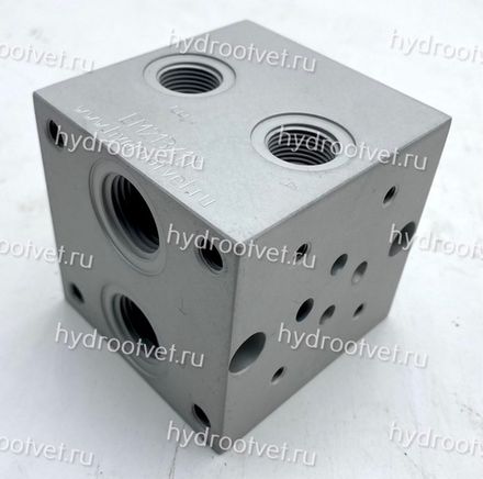 EM213/1Y - Одноместная присоединительная плита для гидравлических распределителей и клапанов NG6 (аналог DR06/10)