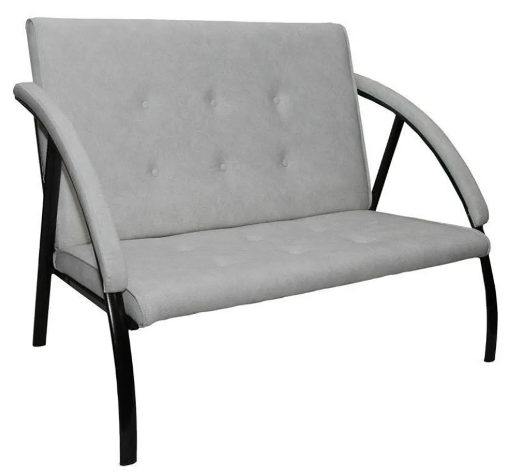 Диван Фортуна-5 (20) 2-х мест Эконом к/з белый/серый