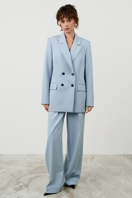 Жакет двубортный мужского кроя