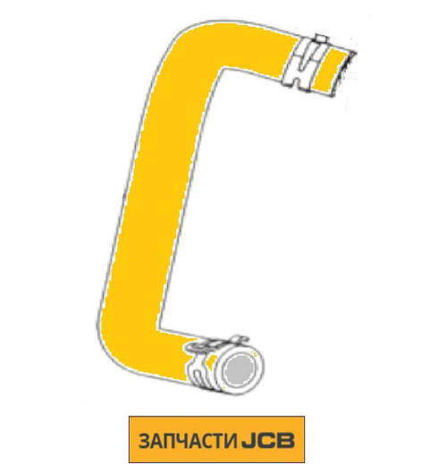 Патрубок JCB 320/07866