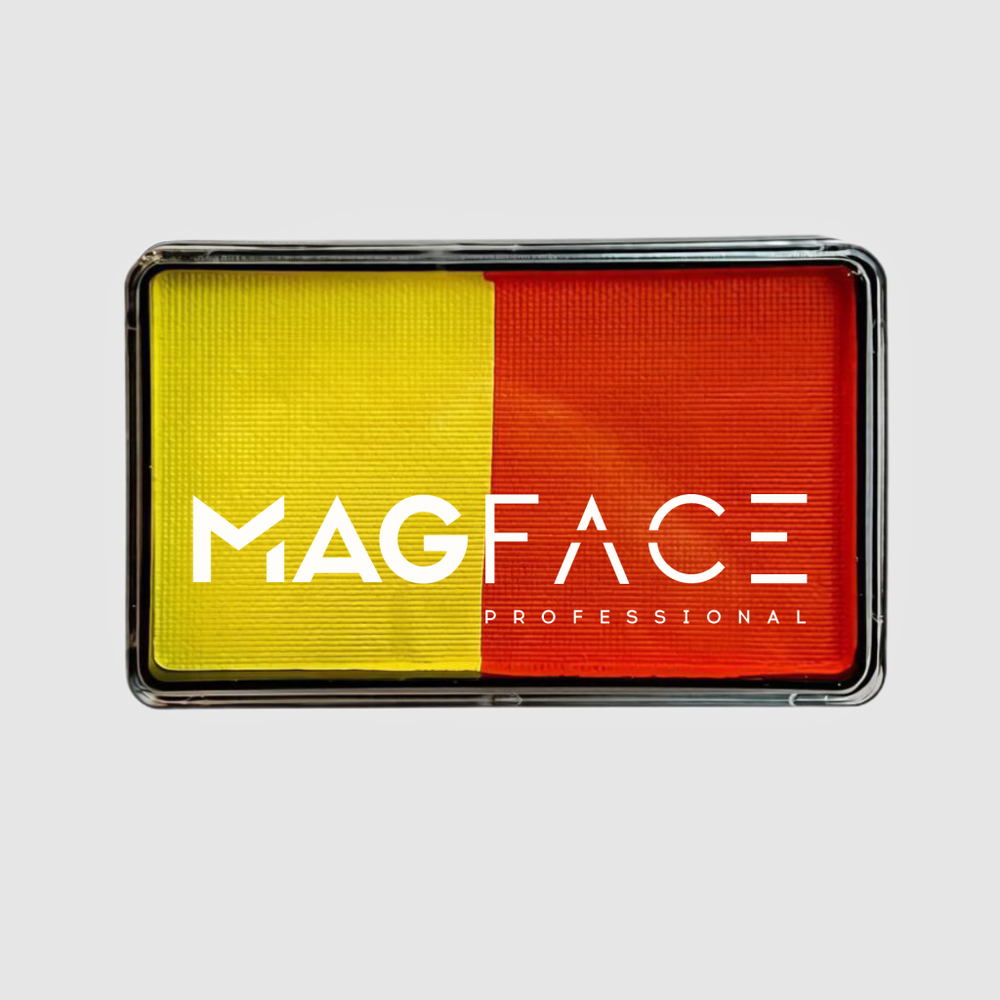 Аквагрим MAGFACE стандартный желтый/оранжевый 50 гр