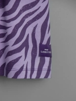 Хлопковая детская футболка с принтом зебры