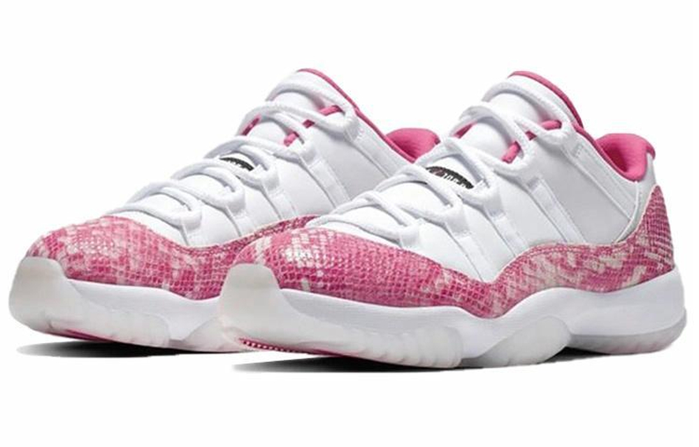Кроссовки Jordan Air Jordan 11 Pink Snakeskin (Женская размерная сетка)