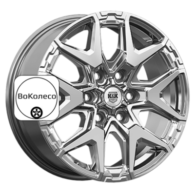 7,5x18/6x139,7 ET60 D95,1 Гангут (КС1176) Дарк платинум K&K