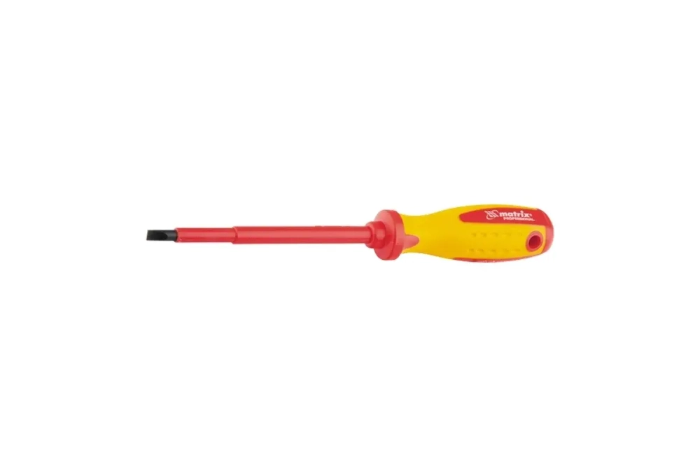 Отвертка Insulated SL4,0x100 мм MATRIX PROFESSIONAL 12916