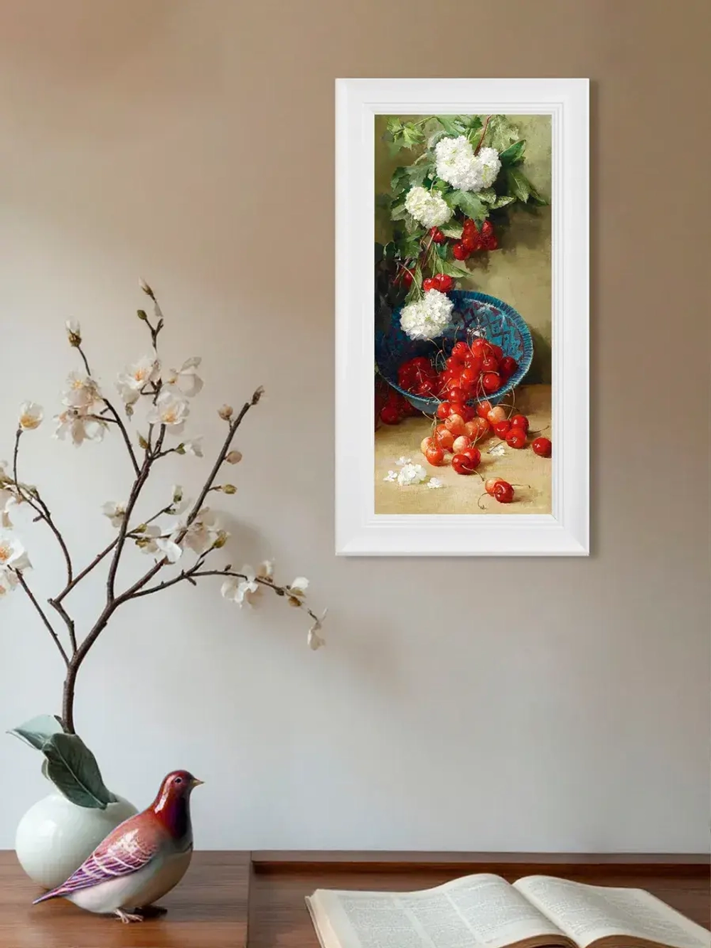 Картина на стену интерьерная на холсте в раме 21*40 см