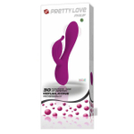Мощный перезаряжаемый вибратор Pretty Love Philip (30 режимов), фиолетовый (Цвет: фуксия)