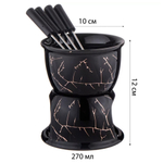 Набор для фондю коллекция "Золотой мрамор" 270мл 155-723