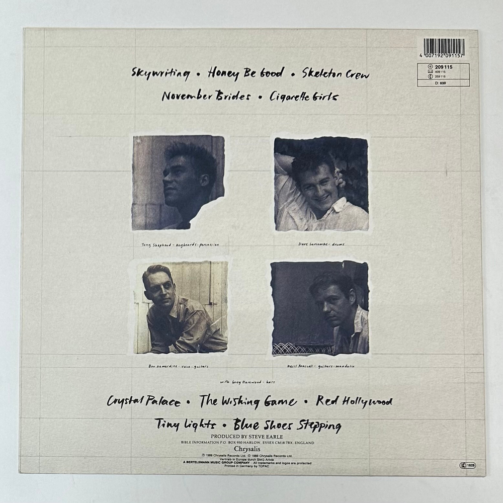 The Bible - Eureka (Европа 1988г.)