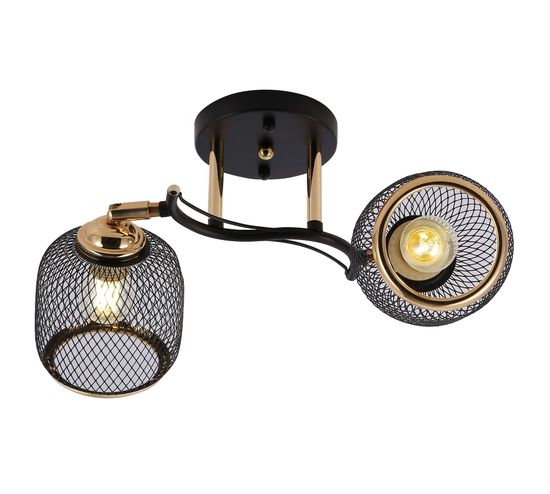 06443/2 BLACK+GOLD (4) Люстра (RL)