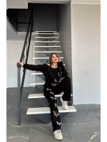 костюм с принтом бабочки
