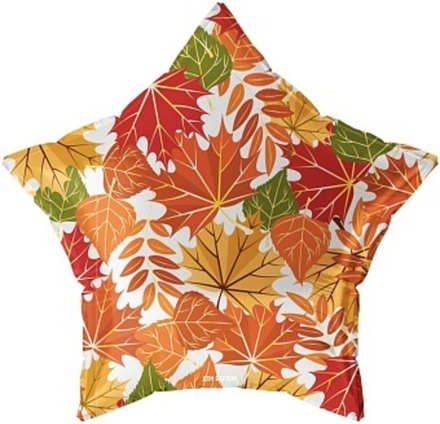 К 18" Звезда Осенние листья 40 см.