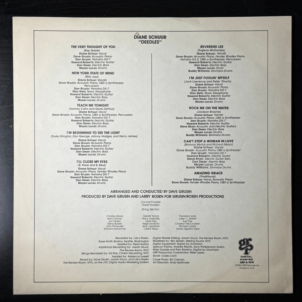 Виниловая пластинка Diane Schuur ‎– Deedles LP