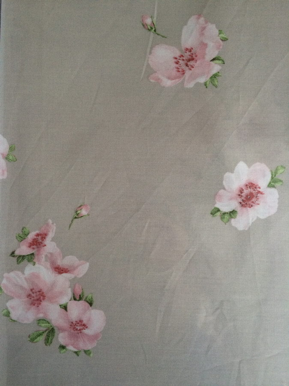 Постельное белье 2 спальное евро макси Mirabello Rosa Primula серое