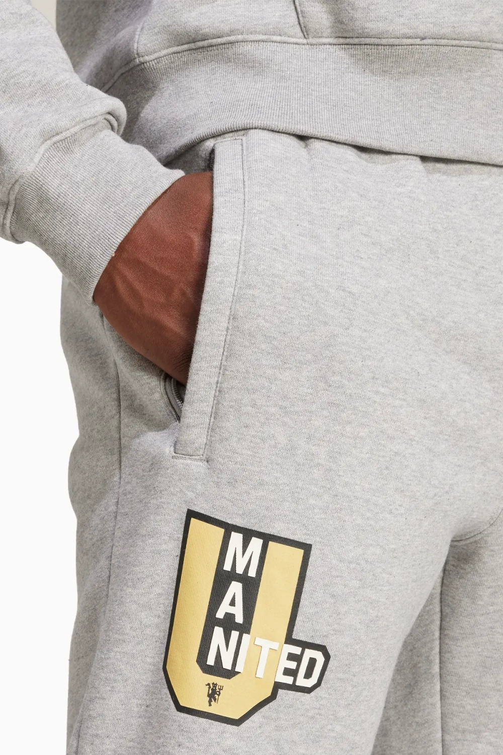 Штаны adidas Manchester United 24/25 VRCT - серый