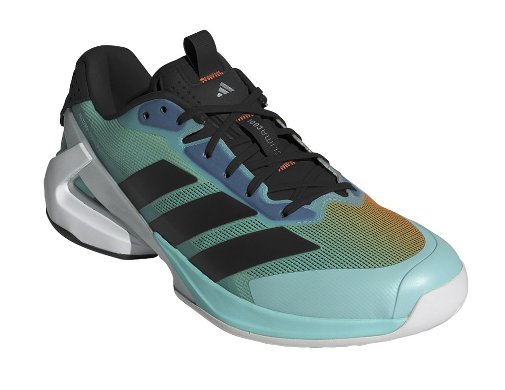 Мужские теннисные кроссовки Adidas Adizero Ubersonic 5 M - aqua/core black/lucid orange