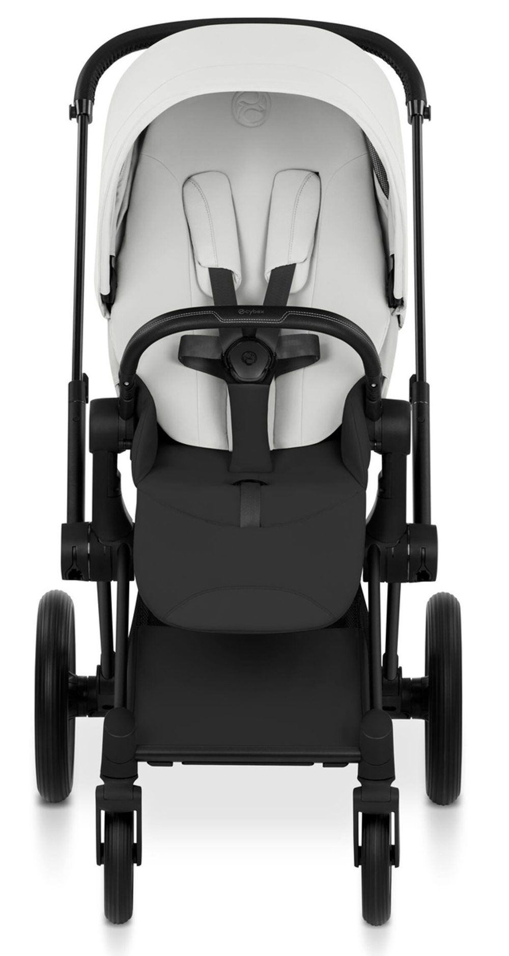 Коляска Cybex Priam V Matt Black Style Collection 2 в 1 Off White