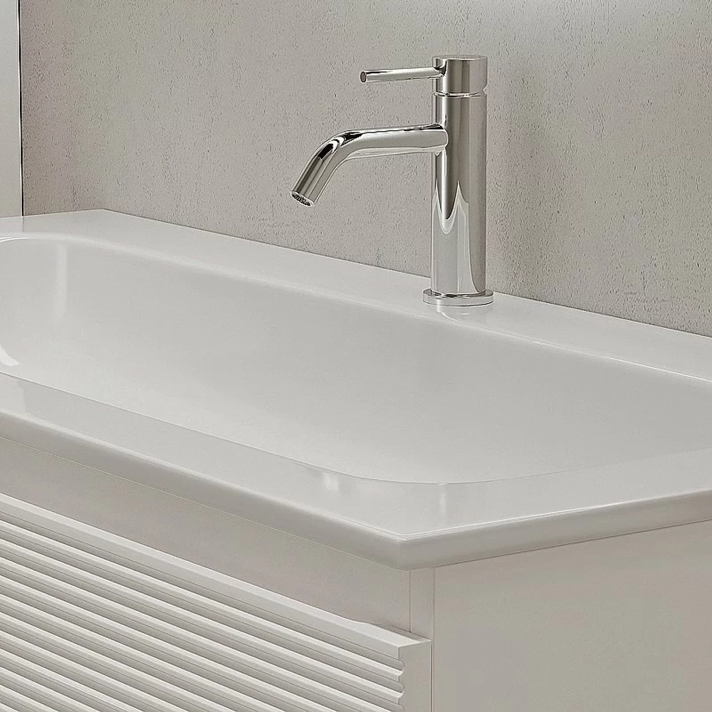 Тумба с раковиной Sancos Folk 100 FL100W Bianco