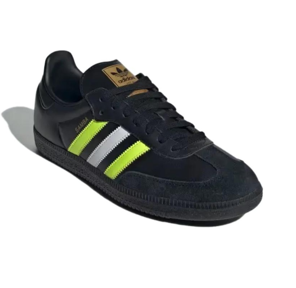 Кроссовки Adidas Samba OG 'Core Black Solar Yellow' ID1380