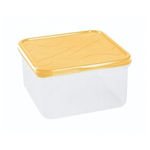Контейнер для продуктов "Modena" квадратный 1,2л с гибкой крышкой (бледно-желтый)