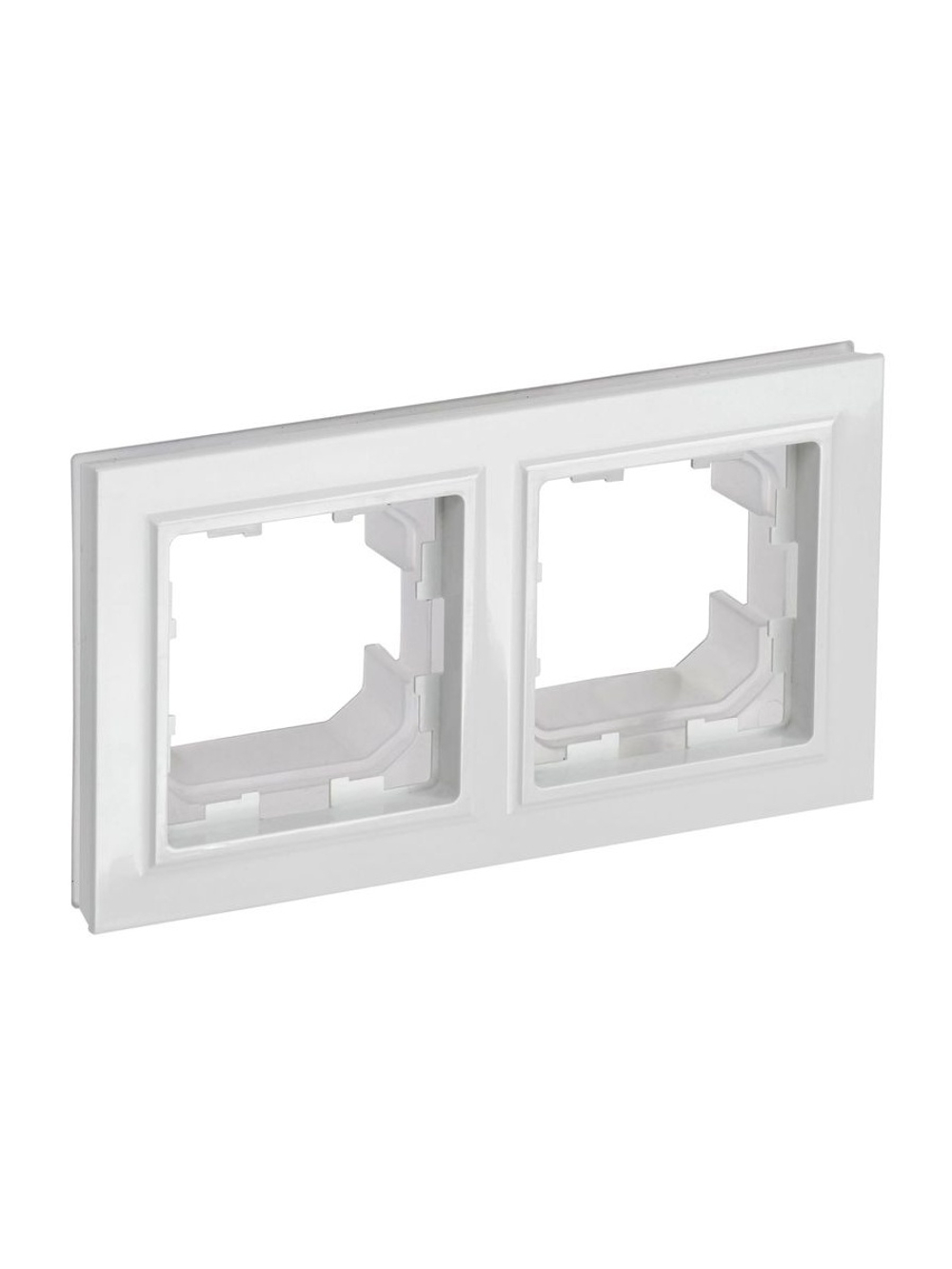 Рамка 2-м IP44 BRITE РУ-2-БрБ-44 бел. IEK BR-M22-44-K01