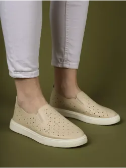 Мокасины летние с перфорацией