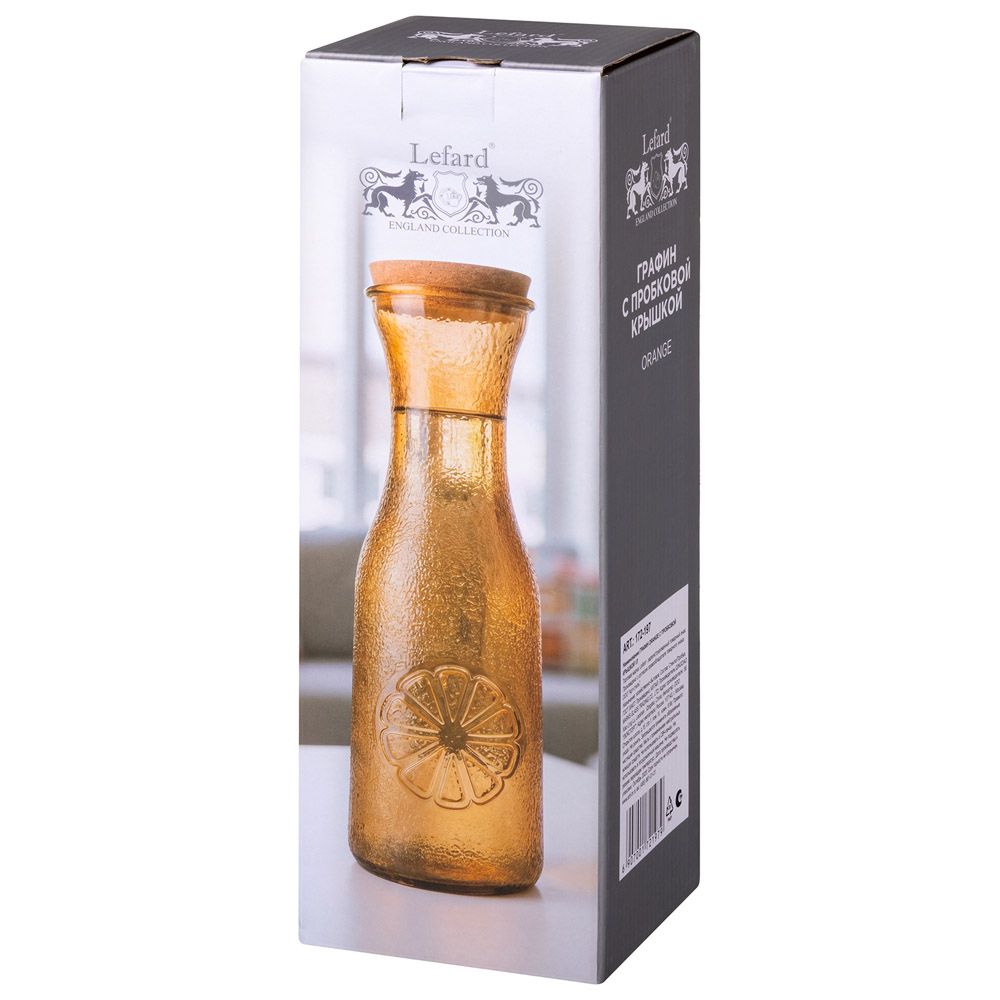 ГРАФИН ORANGE С ПРОБКОВОЙ КРЫШКОЙ 1Л