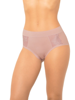 Трусы-макси из мягкого бамбукового полотна (Размер: XXL) (Цвет: темно-синий)