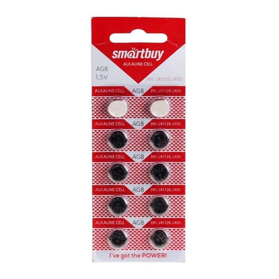 Элемент питания Smartbuy AG8 ВL/10 (комплект 10 шт)