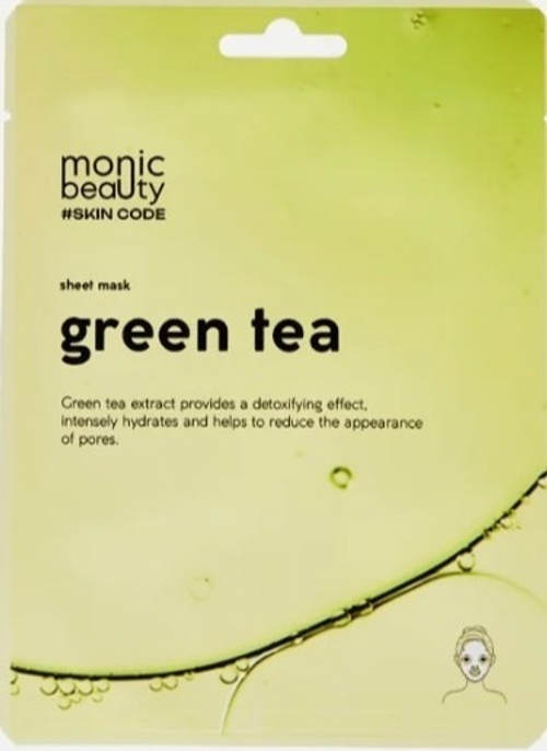 Monic Beauty Mask Green Tea Тканевая маска