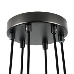 761160 Люстра ACROBATA 6х40W E14 ЧЕРНЫЙ/БЕЛЫЙ