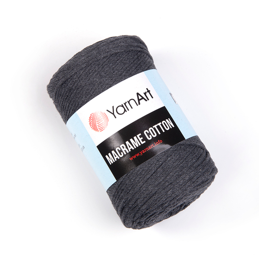 Пряжа YarnArt Macrame Cotton, Антрацит
