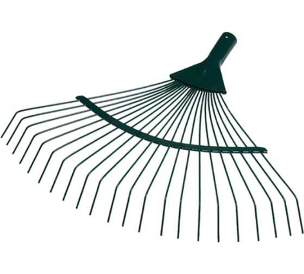 Грабли веерные пластинчатые металлическая основа 20 зуб.