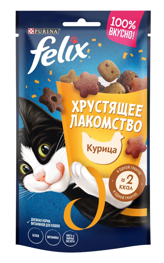 Лакомство для кошек Felix с курицей 60 г