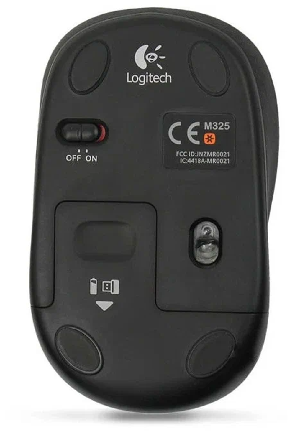 Беспроводная компактная мышь Logitech M325, черный