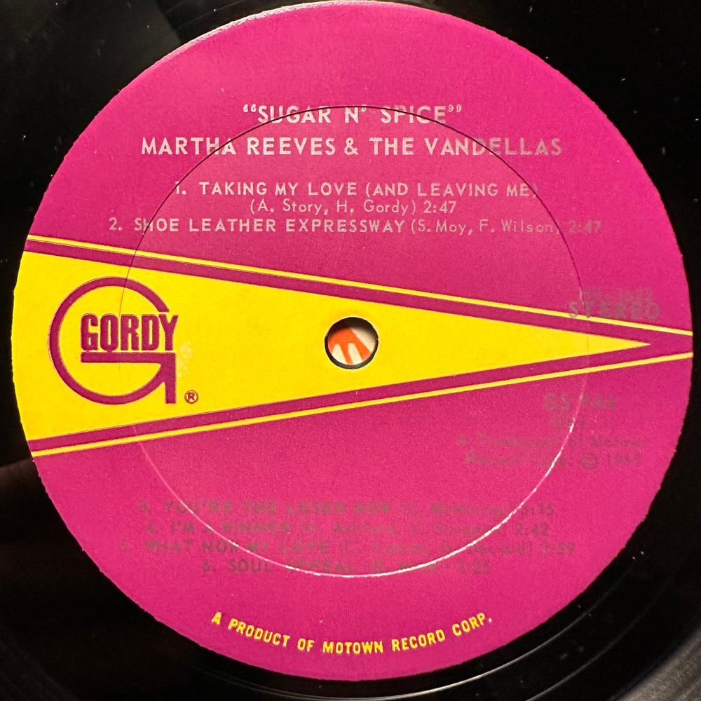Martha Reeves & The Vandellas - Sugar 'n' Spice (США 1969г.)