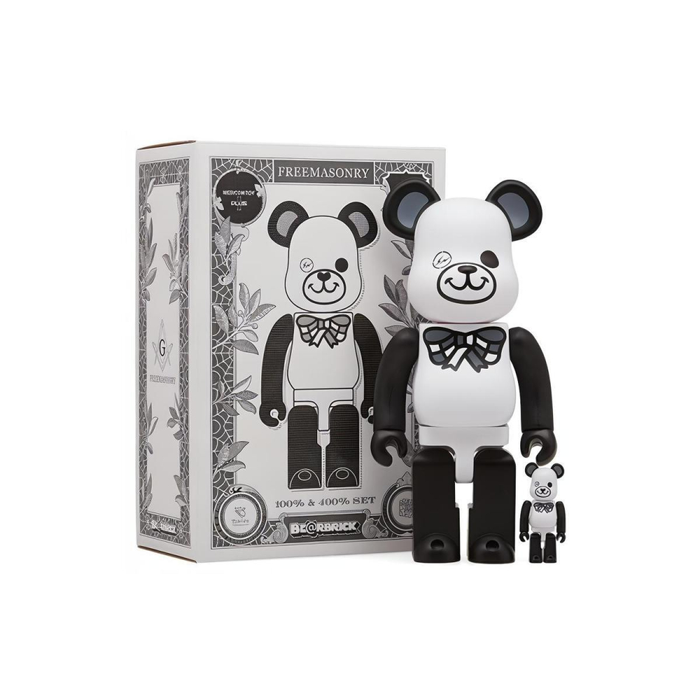 Дизайнерские игрушки BE@RBRICK FREEMASONRY X FRAGMENT DESIGN 7cm/28cm/70cm, 4530956548012